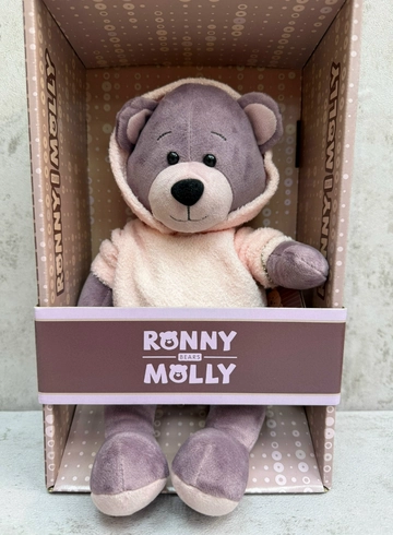 Мишка Ronny  в розовом худи от интернет-магазина цветов в 