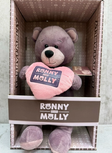 Мишка Ronny с сердцем от интернет-магазина цветов в 